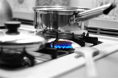 left gas stove on low all day